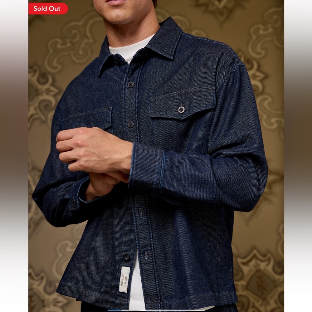 AE x Tru Kolors chenille shirt